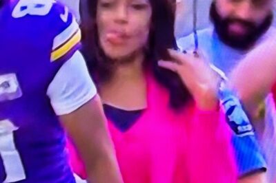 Pam Oliver’s Thirsty Reaction Was Caught On Camera After Vikings Justin Jefferson Almost Crushed Her On The Sidelines [VIDEO]