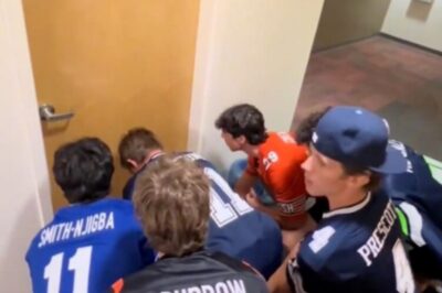 Group Of College Bros Were Doing The “Tush Push” Through Female Students’ Dorm Room Doors, And The Looks On Their Faces Say It All [VIDEO]