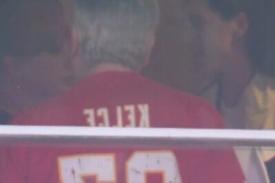 Everyone Is Saying The Same Thing After Cameras Caught Caitlin Clark Chatting Up Taylor Swift & Travis Kelce’s Dad At Chiefs-Lions SNF [VIDEO]