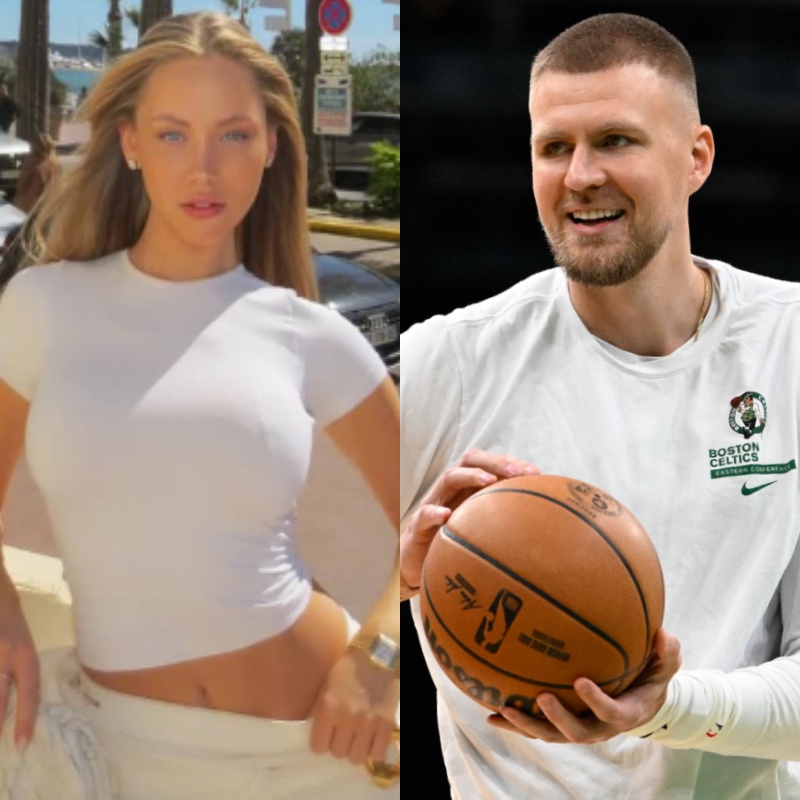 Kristaps Porzingis’ Girlfriend Laura Vizla Shows Off Scorching Hot Look