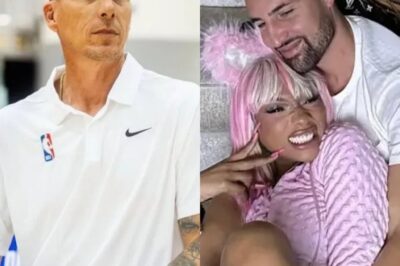 Social Media Explodes After Bronny James’ Girlfriend’s Dad Gets Caught Laughing At The Viral Klay Thompson And Megan Thee Stallion Shot
