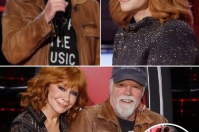 Reba McEntire didn’t even realize she was yelling until the words exploded out of her: “Rex… what are you doing here?” There he was—her fiancé, Rex Linn—standing alone under the bright spotlight on The Voice stage, hands shaking around a guitar, eyes glossy with tears he was trying hard to swallow.  The audience went silent in an instant, not daring to breathe. Rex managed a small, shaky smile before whispering, “Just reminding you why you said yes.” And that was it—the moment the entire room shifted. What should’ve been a simple blind audition suddenly felt like a love story unfolding in real time, raw and wide open for the world to see.  Every note he played felt heavy with history, every lyric sounded like a promise he’d been carrying for years. By the time he strummed the final chord, the studio wasn’t cheering—it was stunned. Completely still. Completely moved.  People weren’t just watching a performance; they were witnessing a love confession so honest and emotional that it left the whole room frozen in awe… WATCH BELOW 👇👇👇