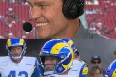 Tom Brady Had The Most Cringeworthy Reaction To Matthew Stafford’s Slick No-Look TD Pass In Rams-49ers Game [VIDEO]