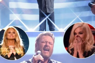 BLAKE SHELTON BRINGS AMAs TO TEARS — “STAY COUNTRY OR DIE TRYIN’” PERFORMANCE STOPS THE SHOW AS GWEN STEFANI & MIRANDA LAMBERT BREAK DOWN IN THE CROWD!