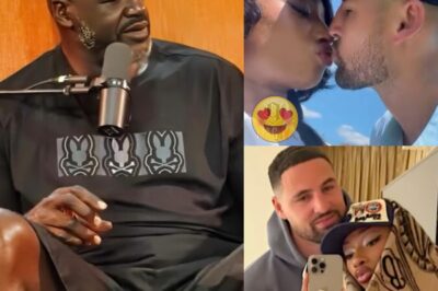 Shaquille O’Neal Unleashes Brutal Truth Bomb on Klay Thompson’s Romance with Megan Thee Stallion. Shaq didn’t hold back — not even close. The NBA legend just dropped a scorching truth bomb on Klay Thompson’s rumored romance with Megan Thee Stallion, and social media is absolutely spinning. Fans expected jokes, but Shaq came with straight-up honesty that hit way harder than anyone thought. The clip is everywhere, the reactions are wild, and Klay’s love life just became the league’s newest spectacle.