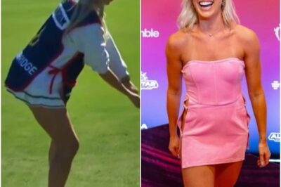 “These Old Guys Are Taking ‘Thirst Trap’ To A New Level.” – Multiple Older Men Faked Getting Hit By Sophie Cunningham’s Wild Tee Shot So They Could Get a Hug From Her [VIDEO]