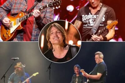 Once again, Vince Gill strolls onstage looking like somebody’s dad who heard a guitar riff from across the room and said, “Hold my beer—let me show you how it’s really done.” And then he does exactly that. In a performance people will be talking about for years, Vince tears into the guitar with a level of skill that doesn’t even feel human.  Keith Urban and Chris Stapleton are amazing players, no doubt—but Vince steps into a whole different universe. Every phrase he plays is clean, thoughtful, and packed with emotion. His licks twist and turn with crazy precision, and every note feels like it was handpicked for perfection.  His solo isn’t just good—it’s the kind of musical magic that leaves the crowd staring, shaking their heads, wondering how one man can play like that… WATCH BELOW 👇👇👇