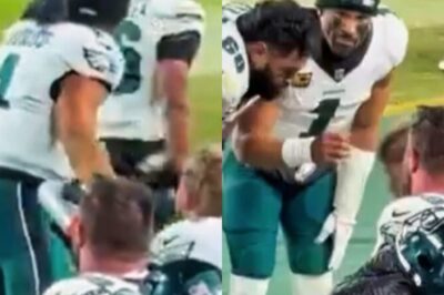 [VIDEO] Angry Interaction On Eagles Sideline Involving Jalen Hurts & Saquon Barkley Is Going Viral Across Social Media