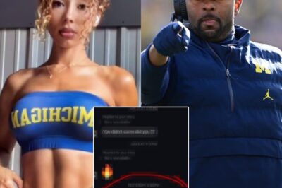 BREAKING: Sherrone Moore’s DM To 𝘖𝘯𝘭𝘺𝘍𝘢𝘯𝘴 Model Immediately After His Release From Ja:il Has Leaked Online [PHOTO]