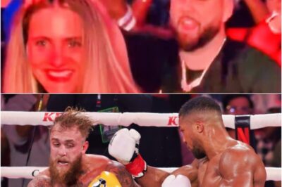Male Fan Caught On Live TV Trying To “Hit His Girl From The Back” At Jake Paul-Anthony Joshua Fight [VIDEO]