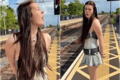 Rock and Roll Revival Ignited! Courtney Hadwin’s Electrifying Train Platform Performance of “Die and Stay Pretty” Breaks the Internet with 8 Million Views — Mick Jagger Comparisons Skyrocket as the World Watches in Awe!!No stage, no spotlight — just raw, unstoppable energy. Courtney Hadwin’s surprise rendition of “Die and Stay Pretty” on a bustling train platform has sent shockwaves through the music world, racking up over 8 million views and drawing jaw-dropping comparisons to rock legend Mick Jagger. This isn’t just a performance; it’s a revolution, reminding us all that rock and roll’s true spirit can ignite anywhere, anytime. Don’t miss the video that’s sparking a global conversation and reviving the heart of rock!