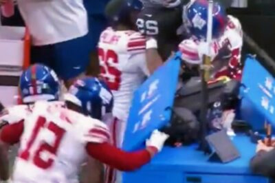Massive Brawl Breaks Out On Sideline During “Toilet Bowl” Between Raiders & Giants [VIDEO]