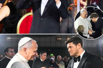 “Every note I hear feels like God whispering straight into my soul.”— Michael Bublé COLLAPSES In Emotion After Pope Leo XIV Stuns Him With a Sudden Request for ‘Ave Maria’… Then Shocks Him AGAIN With Two More Songs During a Secret 40-Minute Audience That Left the Singer Sobbing!!