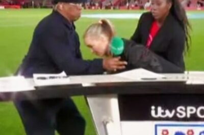 Football Reporter Laura Woods Collapses On Live TV – Broadcast Cuts to Quick Break [VIDEO]