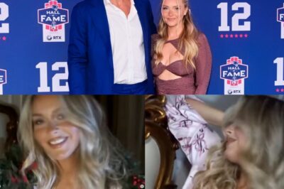 Rob Gronkowski’s Girlfriend, Camille Kostek, 𝘙𝘪𝘴𝘬𝘴 𝘐𝘵 𝘈𝘭𝘭 – Shows Off Her Xmas Lingerie While Lying In Bed [VIDEOS + PHOTOS]