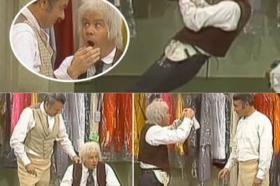 Tim Conway’s “tiny wardrobe gag” turned into accidental mayhem the moment he started twisting, tugging, and battling his outfit like gravity itself was out to get him  and Harvey Korman NEVER stood a chance. Within seconds, Harvey was shaking so hard he could barely breathe, his face collapsing frame by frame as he tried — and failed  to stay serious. The audience was screaming, the crew was useless, and the entire scene melted into one of the most iconic comedic breakdowns ever caught on camera. Even 50 years later, fans say their chemistry “hurts your face from laughing,” proving this meltdown isn’t just legendary — it’s the gold standard of timeless comedy.