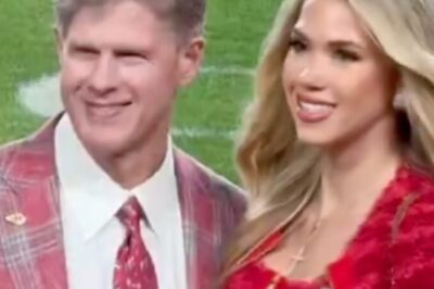 Gracie Hunt Busted on Camera Doing Something Odd With Body Part During Sideline Photo With Her Dad [VIDEO]