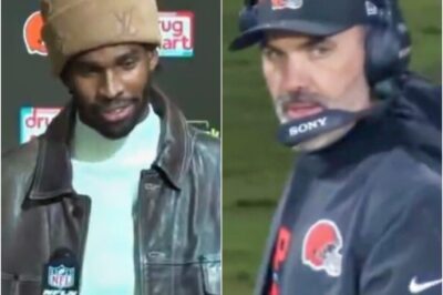 Crowd Explodes After Shedeur Sanders Fires Off Unexpected Message About Kevin Stefanski’s Controversial Bench Decision [VIDEO]