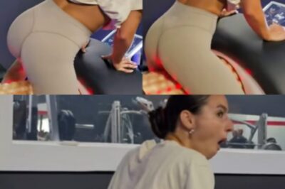 Cameras Capture A Sultry Gym Workout That Instantly Sent Social Media Into Meltdown [VIDEO]