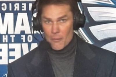 Tom Brady Is Getting Roasted For Wearing Very Odd Clothing Item While Calling Bills-Eagles Game [PHOTO]