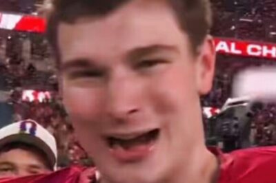 [VIDEO] Fernando Mendoza Made The Raunchiest Comment On Live TV After Winning National Championship