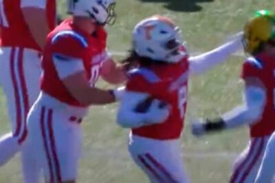 [VIDEO] Tennessee Running Back Throws Wild Punches at Teammate After Brutal Cheap Shot in Warmups During Senior Bowl