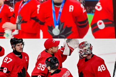 Team Canada Superstar Nathan MacKinnon Has Viral Reaction To Receiving Stuffed Toy After Devastating Gold Medal Loss To USA [VIDEO]