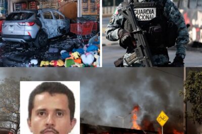 “THEY THOUGHT IT WAS FIREWORKS — THEN THE AIRPORT WENT INTO LOCKDOWN.” A vacation paradise in Mexico turned into a scene of pure panic after a military operation targeting a senior leader of the Jalisco New Generation Cartel erupted into explosions, roadblocks, and chaos right outside a busy airport. Terrifying video shows smoke swallowing the skyline as tourists run through palm lined streets, a burning car blocking the main road to the terminal while sirens scream in the background. Inside, travelers are seen crouching behind metal seats clutching their suitcases as helicopters thunder overhead and heavily armed soldiers flood the entrance, ordering everyone to move back. What was supposed to be a routine travel day suddenly became a frontline confrontation, leaving families trapped between fear and confusion. The footage cuts off with smoke still rising and gunfire echoing in the distance — and many are now asking how a peaceful resort town became the center of a cartel showdown in a matter of minutes.