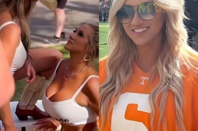 BREAKING NEWS: Tennessee Vols Fan Who Broke the Internet with Tailgate Video Goes Viral Again – Blasts American Airlines for Forcing Her to Button Up Her Low-Cut Top [PHOTO]