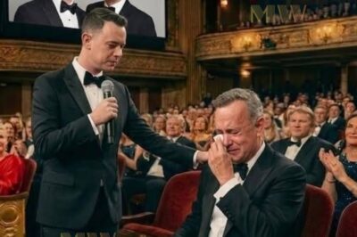 A SON’S TRIBUTE THAT LEFT TOM HANKS VISIBLY EMOTIONAL ON STAGE