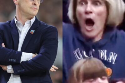 Dan Hurley’s Mom Is Going Viral After Getting Caught In 4K Screaming Vulg@r 3-Word Message During UConn’s Thrilling Upset vs. Duke [VIDEO]