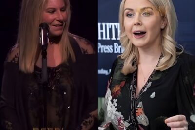 SHE’S JUST A SINGER.” That’s what Karoline Leavitt said—seconds before the studio shifted, and Barbra Streisand responded with a single line that froze the room on live TV.