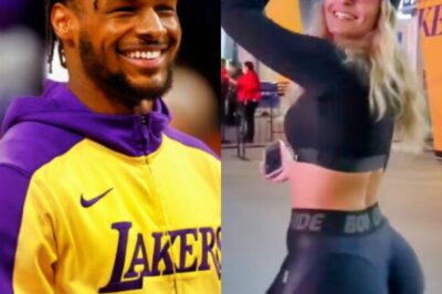 NBA Fans Think They’ve Discovered The Jaw-Dropping Female Who’s Responsible For Distracting Bronny James During His Time With The Lakers [VIDEO]
