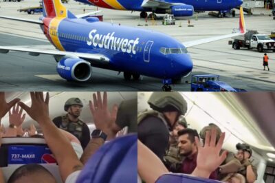 Southwest Airlines Flight Forced To Make Emergency Landing Over Security Threat – Passengers Told To Put Hands Up As P0lice Arr3st One Man [VIDEO]