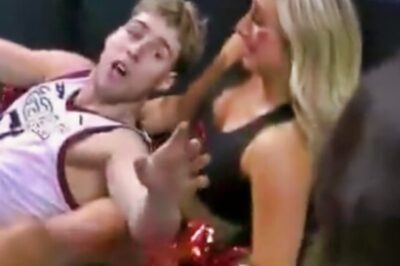 Gonzaga Basketball Star Had To Be Dragged Away By Teammates As He Flirted With Opposing Team’s Cheerleaders During Game [VIDEO]