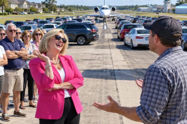 The HOA president laughed when I told her 34 cars were blocking an act...